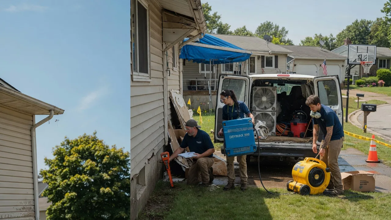 Ceiling Leak Cleanup in Watertown, MA near me